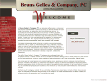 Tablet Screenshot of brunsgellescpa.com